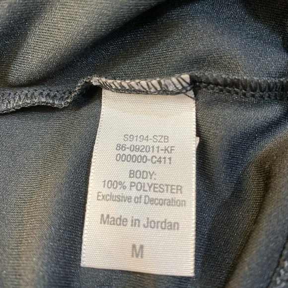 Champion Womens DuoDry Sports Top Black Semi Fitted  Pullover  Athletic Medium - Picture 10 of 10